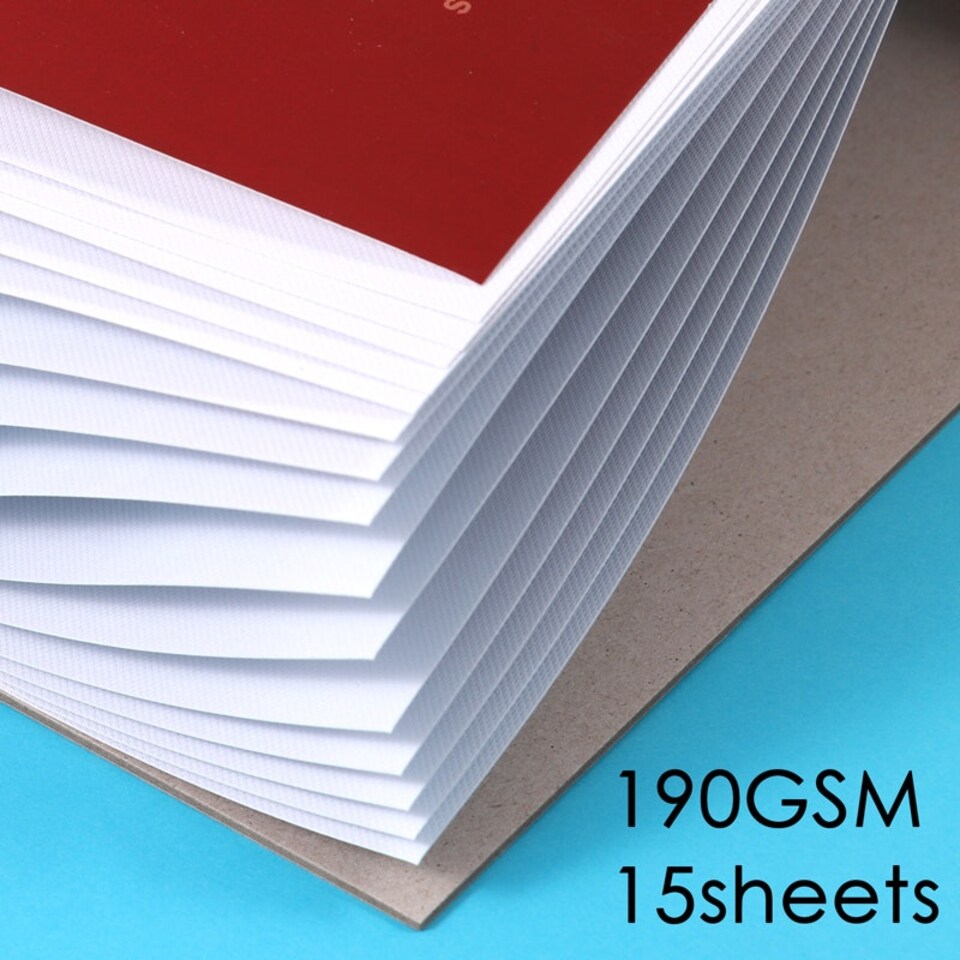 image 1 of A4 15 Sheets Top Glued Open Oil Painting Pad