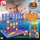 image 3 of 4 in a Row Game – Mini Pocket Travel Connect Strategy Board Game for Kids & Adults, Portable Educational Fun for Family & Friends