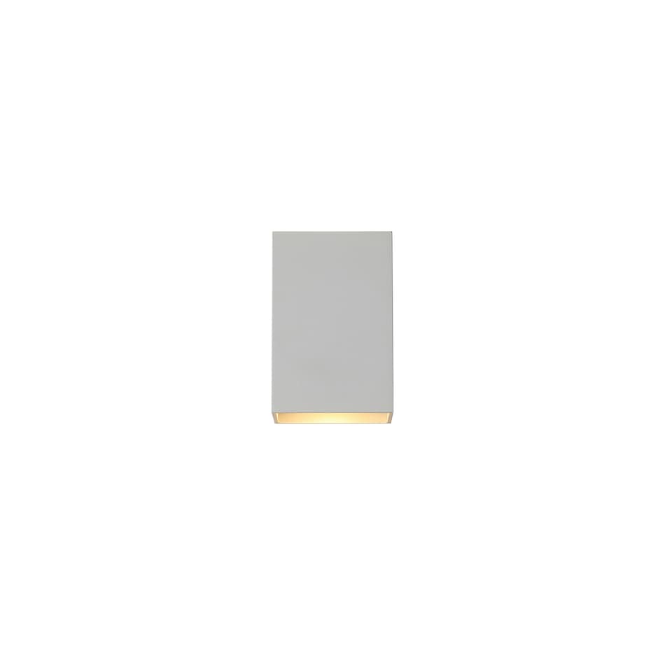 image 1 of London Square Up and Down Wall Light White