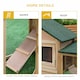 image 7 of PawHut Rabbit Hutch, Guinea Pig Hutch Outdoor Wooden 2 Storey Bunny House