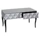 image 4 of Interiors by Premier Distinctive Silver Coffee Table, Geomatric Silver Decorative Table For Hallways, Coffee Table For Patio Silver