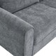 image 5 of Roma 4 Seater Fabric Corner Sofa Grey | Charcoal