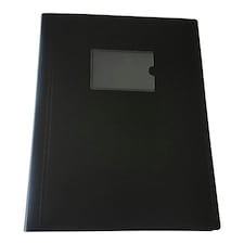 A4 Black Flexible Cover 80 Pocket Display Book