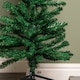 image 6 of 4ft (1.2m) Green Artificial Pencil Christmas Tree With Green Metal Stand and 168 Tips