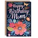 image 1 of Colourful Exotic Flowers Floral Design My Her Birthday Card