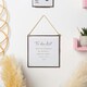 image 5 of Nicola Spring Hanging Metal Photo Frames - 8" x 8" - Black - Pack of 5 - Hanging Picture Frame Display Frame Poster Frame Picture Display | Black | S