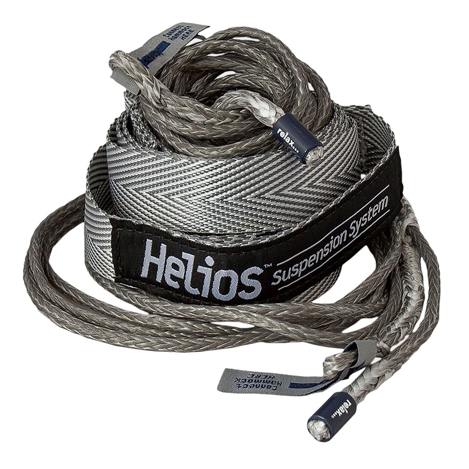image 1 of Helios Suspension - Ultralight Strong Adjustable Hammock Suspension Kit | Grey | Grey