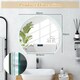 image 2 of COSTWAY Half Circle LED Bathroom Mirror Anti-Fog Vanity Mirror