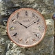 image 2 of Marco Paul 30cm Bird Design Garden Clock and Thermometer | Cream