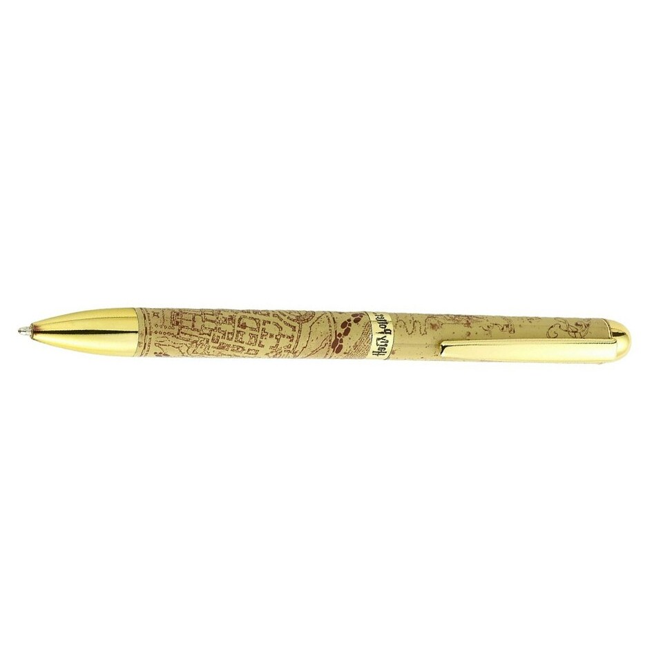 image 1 of Harry Potter Marauders Map Ballpoint Pen - Gold - One Size
