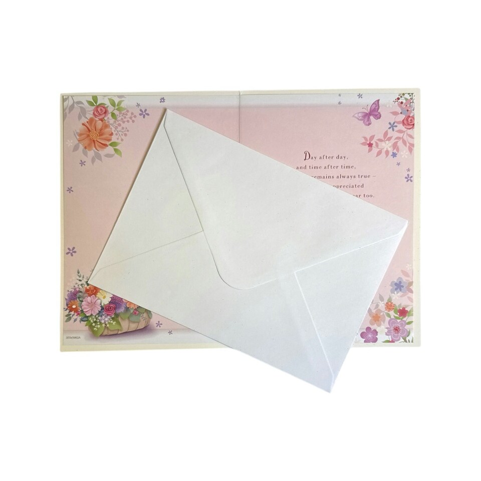 image 1 of To A Dear Nanna Pastel Flowers Wallet Design Mother's Day Card