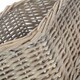 image 4 of Small Wicker Grey Wash Storage Tray | Grey | Grey Wash