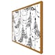 image 5 of Hand drawn bohemian chic style (Picutre Frame) White | M