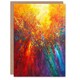 image 1 of Rainbow Sunrise Sunset Wave Abstract Woman Her Birthday Card