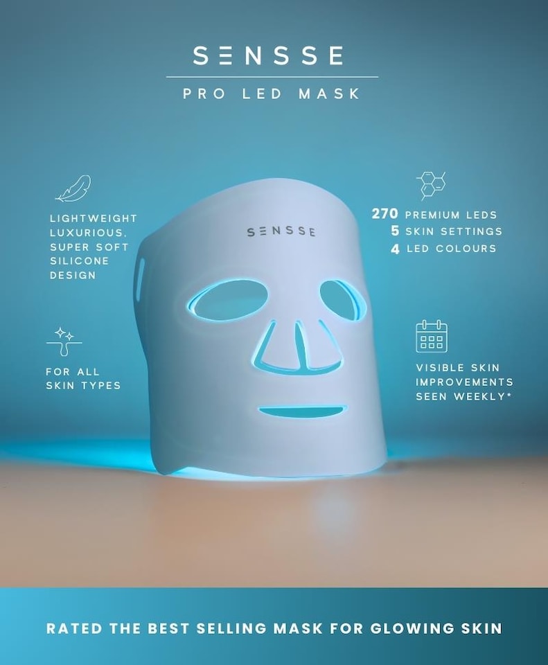 image 1 of Sensse Professional LED Face Mask Blue
