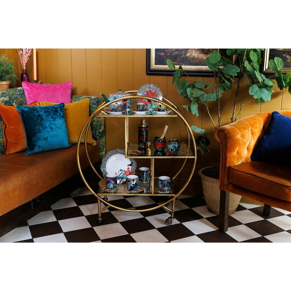 image 1 of Mikasa x Sarah Arnett Stainless Steel Moscow Mule Mug, 450ml, Flamingo | Multi