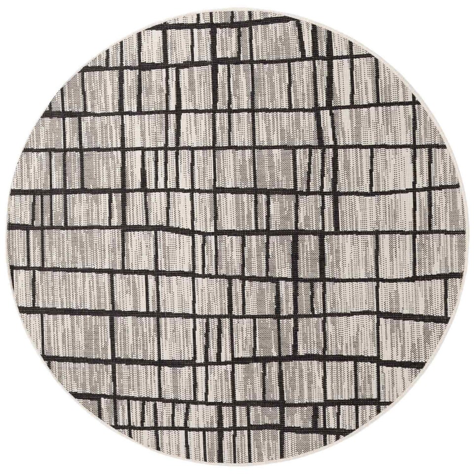 image 1 of Ted Baker Indoor Outdoor Crouch Round Abstract Rug