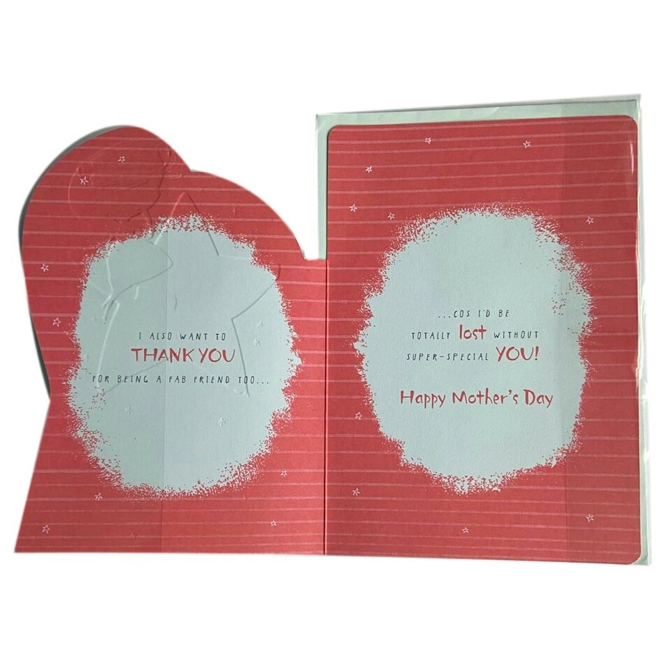 image 1 of World's Best Mum Die Cut Design Mother's Day Card
