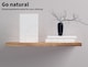 image 4 of Levede 2PC Wooden Wall Floating Shelves Mounted Storage 35.5IN 90CM | Brown | Large
