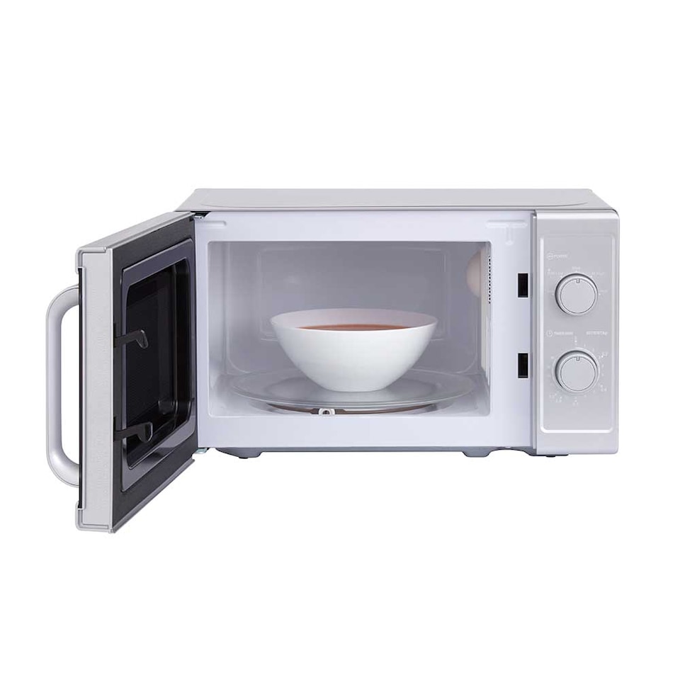 image 1 of Cookology 800W Microwave 20L Manual Control Freestanding - CMAFS20LSL Silver