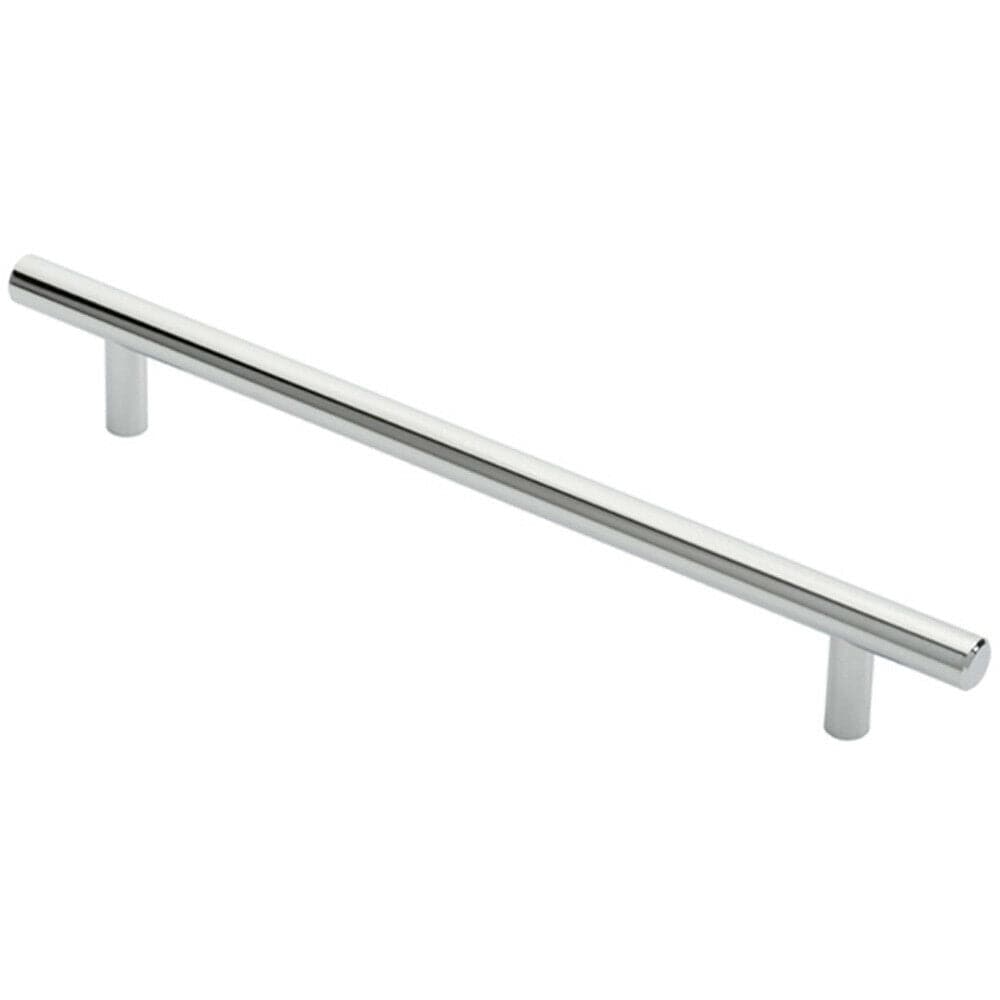 Loops Round T Bar Cabinet Pull Handle 252 x 12mm 192mm Fixing Centres Chrome