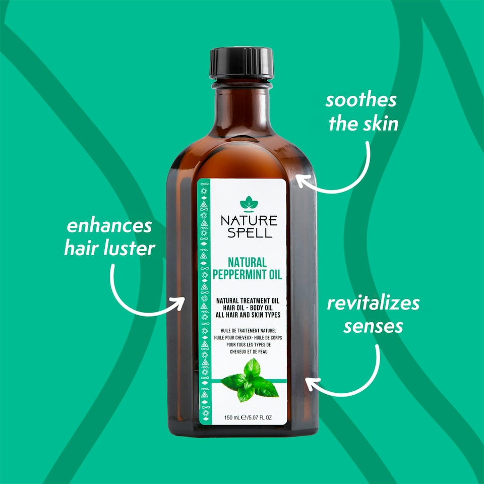 image 1 of Nature Spell Peppermint Oil For Hair & Skin