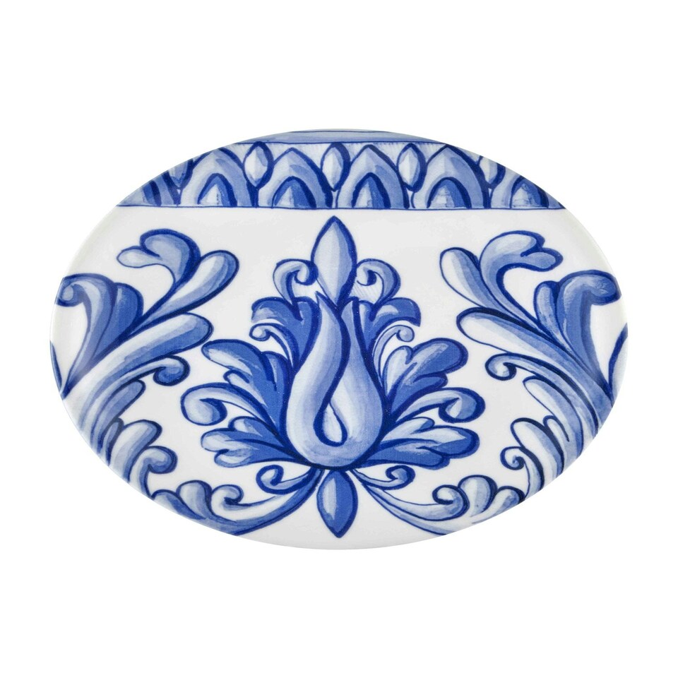 image 1 of Amalfi Collection 24-Piece Porcelain Dinner Set