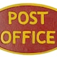 image 2 of Post Office Cast Iron Sign Plaque Wall Royal Mail Shop Door UK Store House