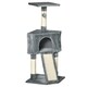 image 1 of PawHut Kitten Tower Corner Cat Tree w/Scratching Post House Ladder Toy Grey