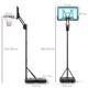 image 7 of SPORTNOW 146-236cm Adjustable Basketball Hoop Outdoor, Portable on Wheels