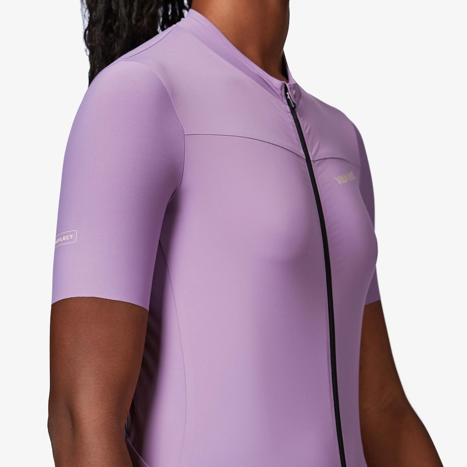 image 1 of Decathlon Women's fitted short-sleeved road cycling jersey, EDR 2