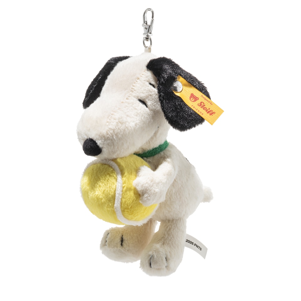 Steiff Pendant Snoopy Tennis Teddy Soft Toy 15cm | Multi | Pendant Tennis