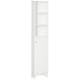 image 6 of HOMCOM 165cm Freestanding Slimline Bathroom Storage Cabinet w/ 6 Shelves White
