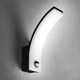 image 2 of CGC MATEO Graphite Curved LED Wall Light with PIR Motion Sensor, 20W 4000K.