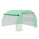 image 1 of Outsunny 3 x 3 x 2 m Polytunnel Greenhouse Pollytunnel Tent Steel Frame Green