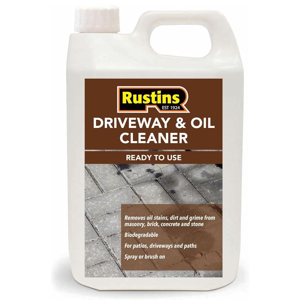 image 1 of Rustins Driveway & Oil Cleaner 4L Ready to Use Biodegradable Solution