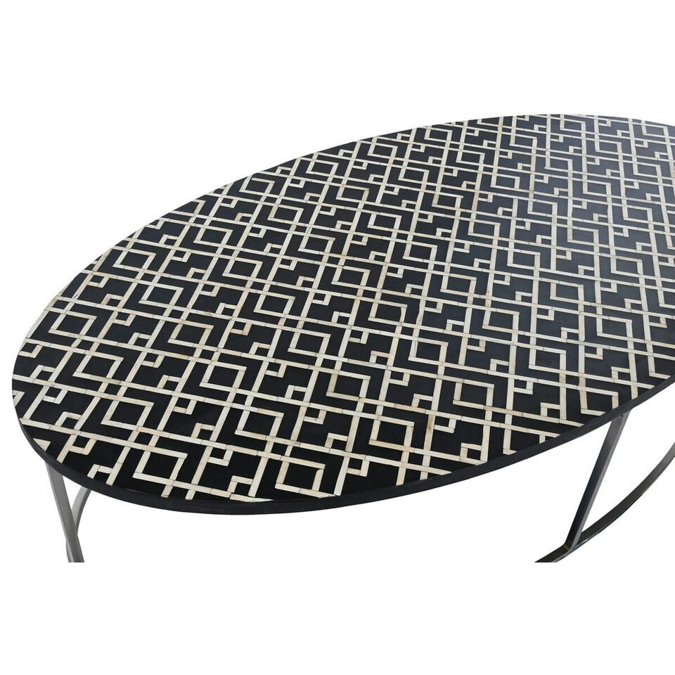 image 1 of Centre Table Home ESPRIT Black Ivory 150 x 80 x 40 cm N/A