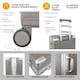 image 5 of Zipperless Suitcase Set, PC Hard Shell, Small & Large, TSA Lock