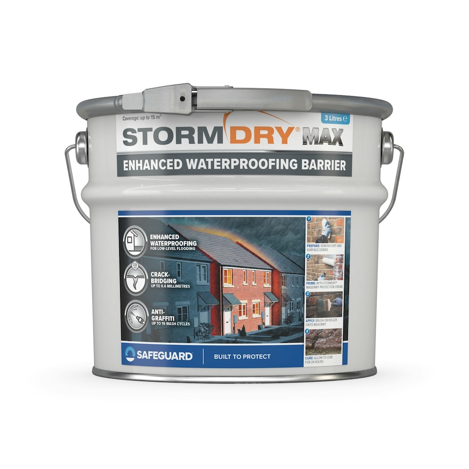 image 1 of Stormdry MAX - 3L - Enhanced waterproofing, crack-bridging and anti-graffiti protection