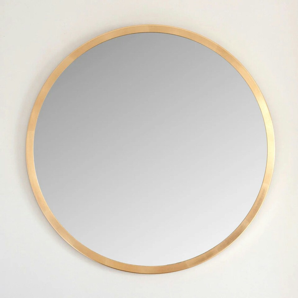 image 1 of Classic Round Contemporary Mirror Gold Gold | 60x60x2cm