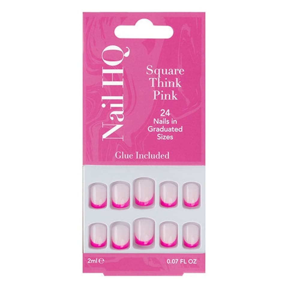 image 1 of Nail HQ Square Think Pink Nails