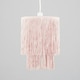image 3 of ValueLights Modern 2 Tier Pink Tassel Ceiling Pendant Light Shade