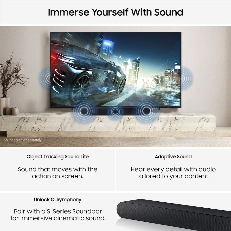 image 1 of Samsung Q7F QE43Q7FAAUXXU TV 109.2 cm (43") 4K Ultra HD Smart TV Wi-Fi Black | Black | Black