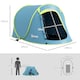 image 5 of Outsunny Pop up Camping Tent for 2 Man, 2000mm Waterproof with Bag