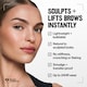 image 2 of Revlon Photoready Brow Gel, Dark Rich Brown Tinted Eye Makeup Grooming Mascara