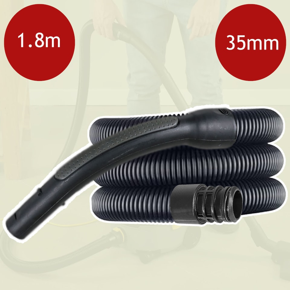 image 1 of SPARES2GO Hose for Karcher T7/1 T8/1 T9/1 T10/1 T11/1 T12/1 T15/1 Vacuum Cleaner