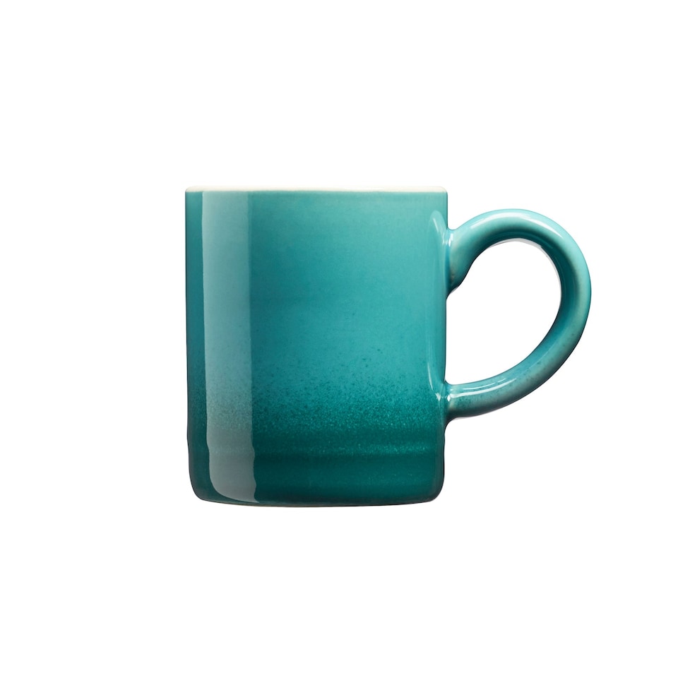 image 1 of Cooks Professional 4pc Espresso Cup Set - Stoneware Mini Mugs - 100ml | Blue | Teal