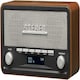 image 7 of Vintage Style Stereo DAB/DAB+ & FM Radio – Grey Wood Cabinet, Bluetooth, Clock Radio Alarm, AUX IN for Smart Phone/Tablet / MP3 Player – Mains or Battery