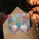 image 3 of Cute Pig Unicorn Piglet Party Balloons 3rd 3 Year Old Birthday Card