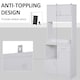 image 8 of HOMCOM Freestanding Kitchen Cabinet Storage Unit Pantry Cupboard, White